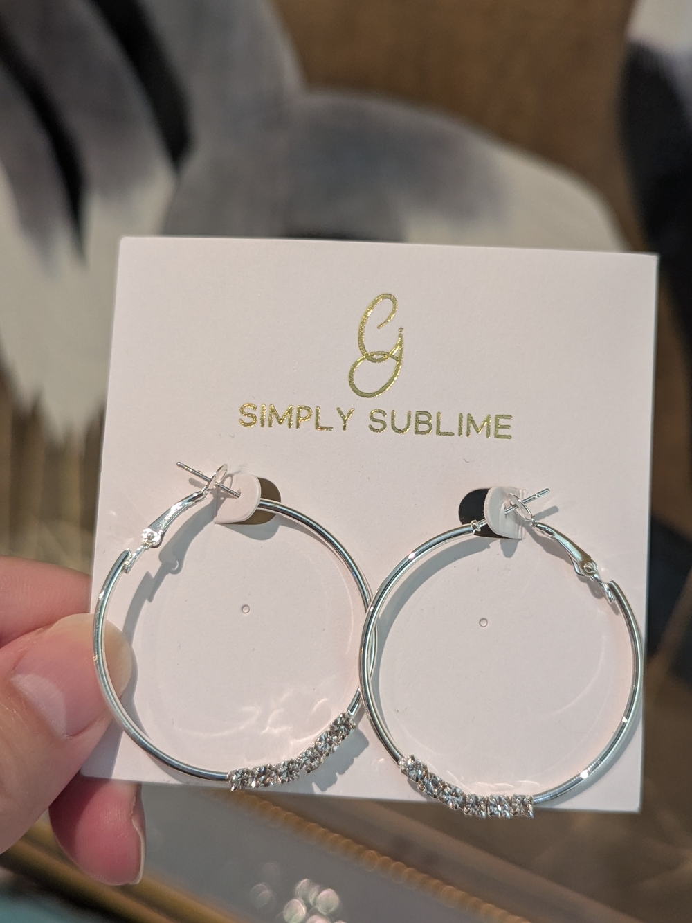 Simply Sublime Hoop Earrings